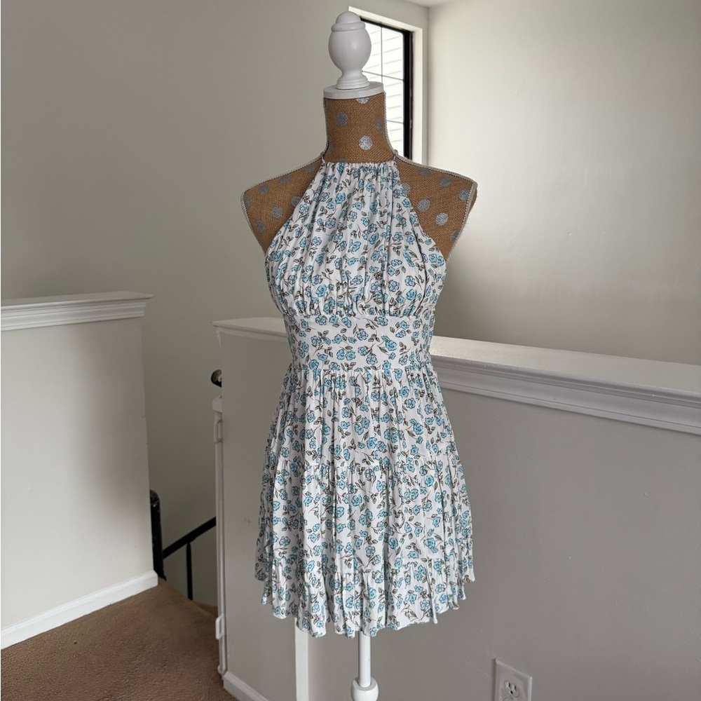 Floral Halter Dress